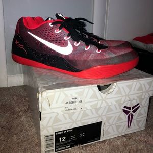 Used Kobe IX Premium Low - Gym Red